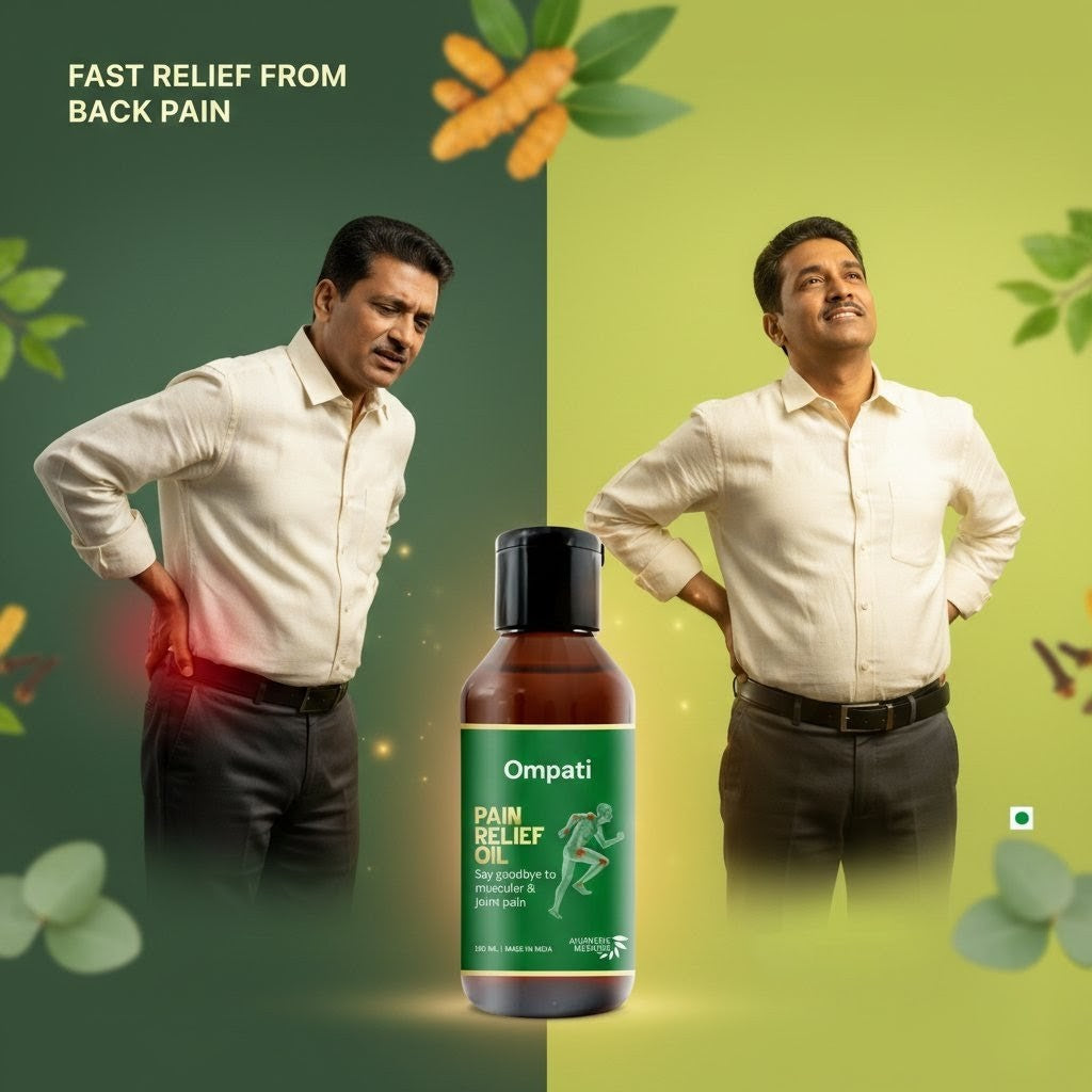 Ompati Pain Relief Oil - Relief with in 5 minutes